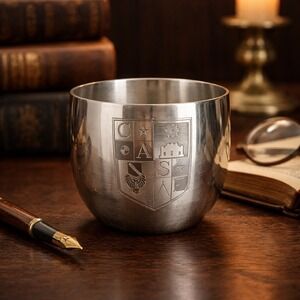 Kirk Stieff Pewter Case Western Reserve University Cup Monticello P50 Silver